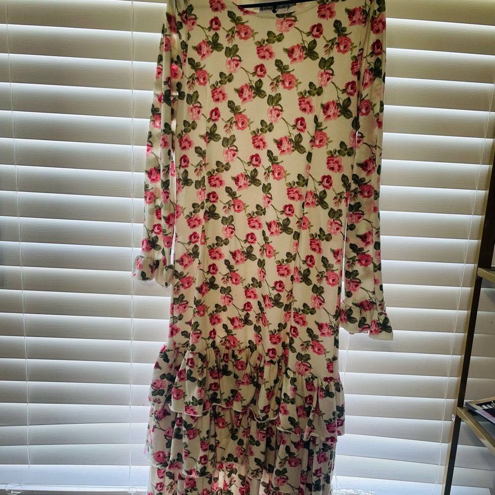 Dainty Jewells Elegant Midi Dress in Pink